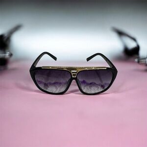 Louis Vuitton Evidence Millionaire Sunglasses-Black/Gold
